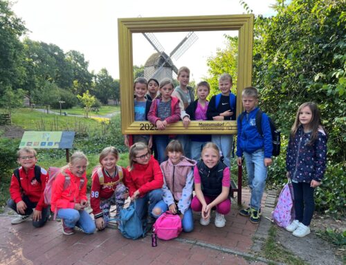 Besuch im Museumsdorf der Klasse 3